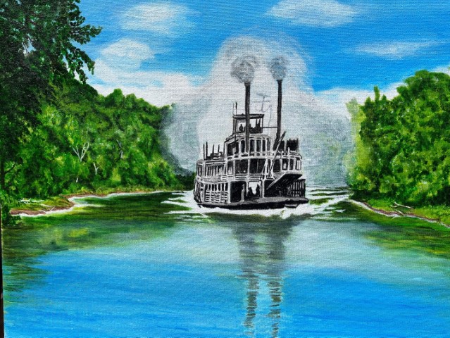 Image of The Chaperon: Green River Steamboat by Phyllis Miller from Brownsville